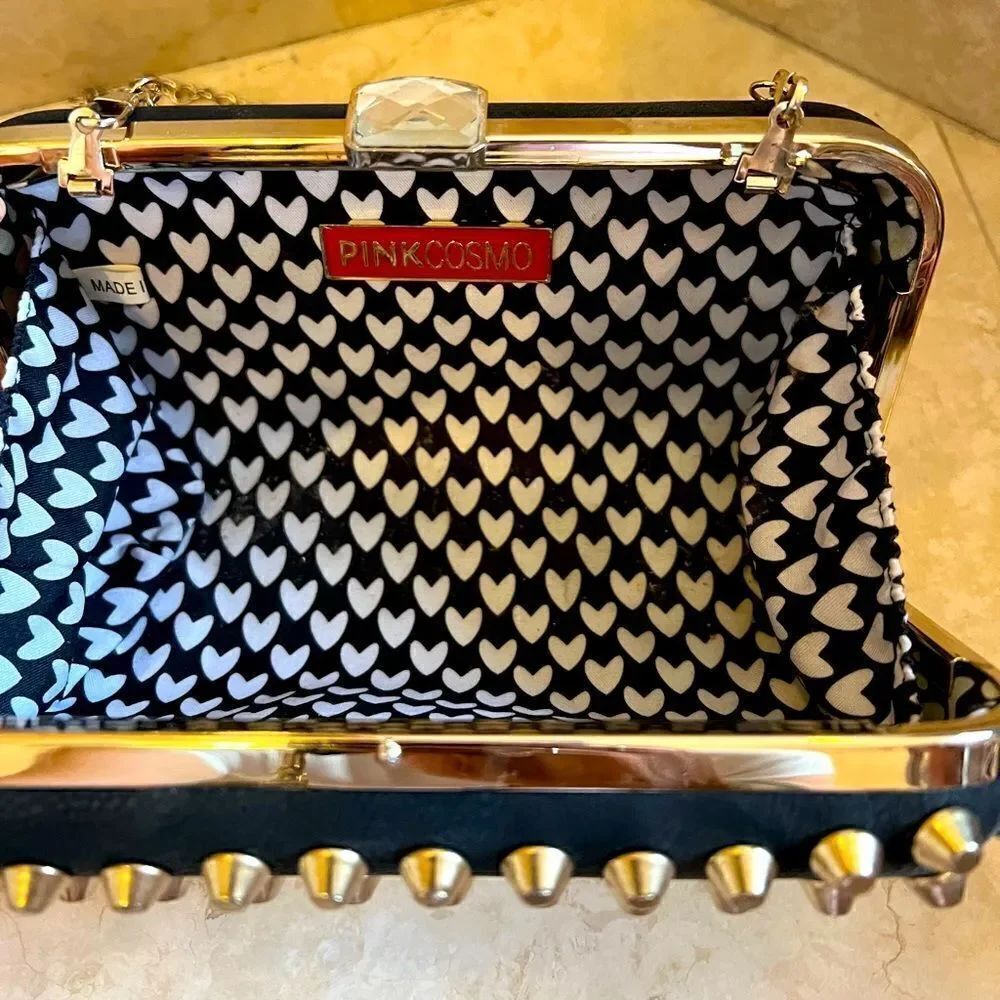 Pink Cosmo Handbag/Clutch  - Picture 4 of 6